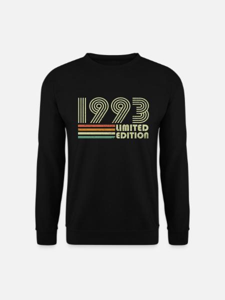 Vintage 1993 Vintage Retro Geburtstagsgeschenk - Unisex Pullover - Schwarz