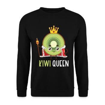 Steak - Unisex Pullover - Schwarz - Vorne - Alina (178cm) & Michal (187cm)