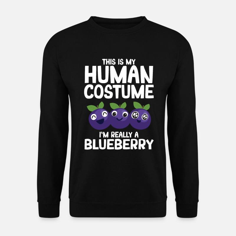 Blauberren Blauberre Geschenk - Unisex Pullover - Schwarz
