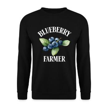 Blauberren Blauberre Geschenk - Unisex Pullover - Schwarz - Vorne - Alina (178cm) & Michal (187cm)
