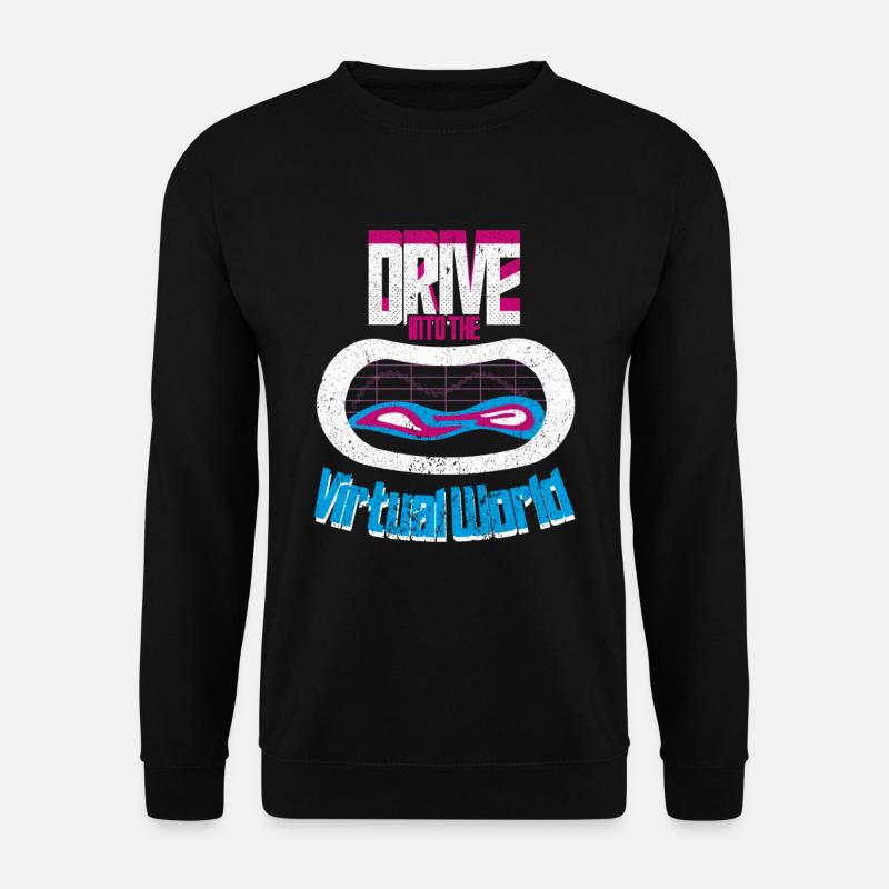 VR Brille Virtual Reality Gaming - Unisex Pullover - Schwarz