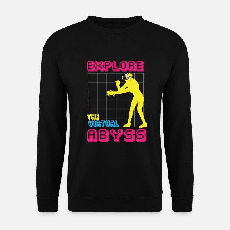 VR Glasses Virtual Reality Gaming - Unisex Sweatshirt - black