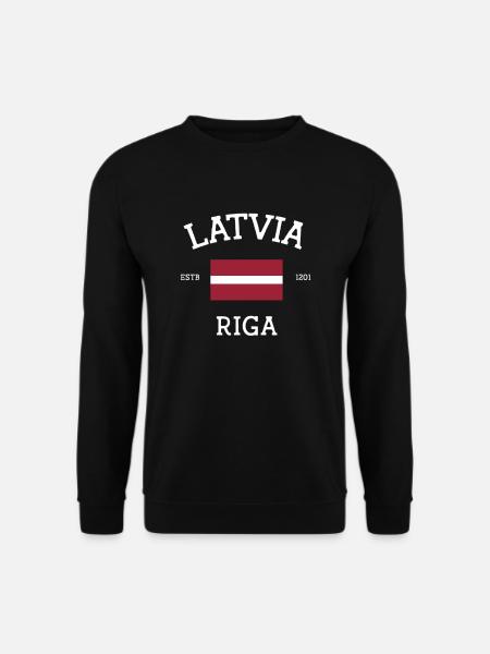 Latvia - Unisex Sweatshirt - black