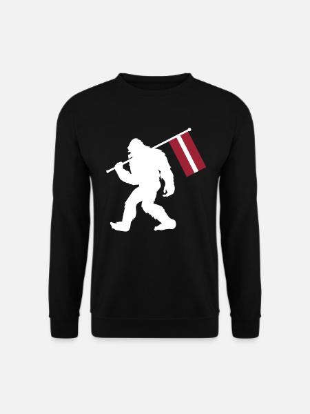 Lettonie - Sweat-shirt Unisexe - noir