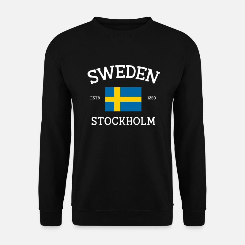 Schweden - Unisex Pullover - Schwarz