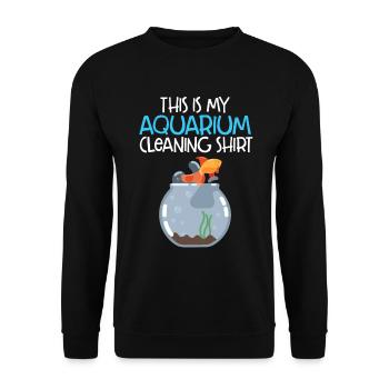 Aquarium - Sweat-shirt Unisexe - noir - Devant - Alina (178cm) & Michal (187cm)