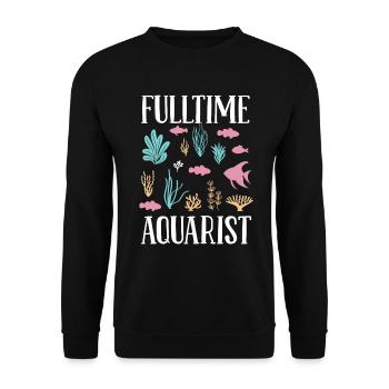 Aquarium - Sweat-shirt Unisexe - noir - Devant - Alina (178cm) & Michal (187cm)