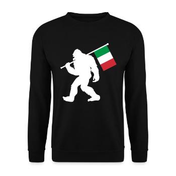 Italien - Unisex Pullover - Schwarz - Vorne - Alina (178cm) & Michal (187cm)