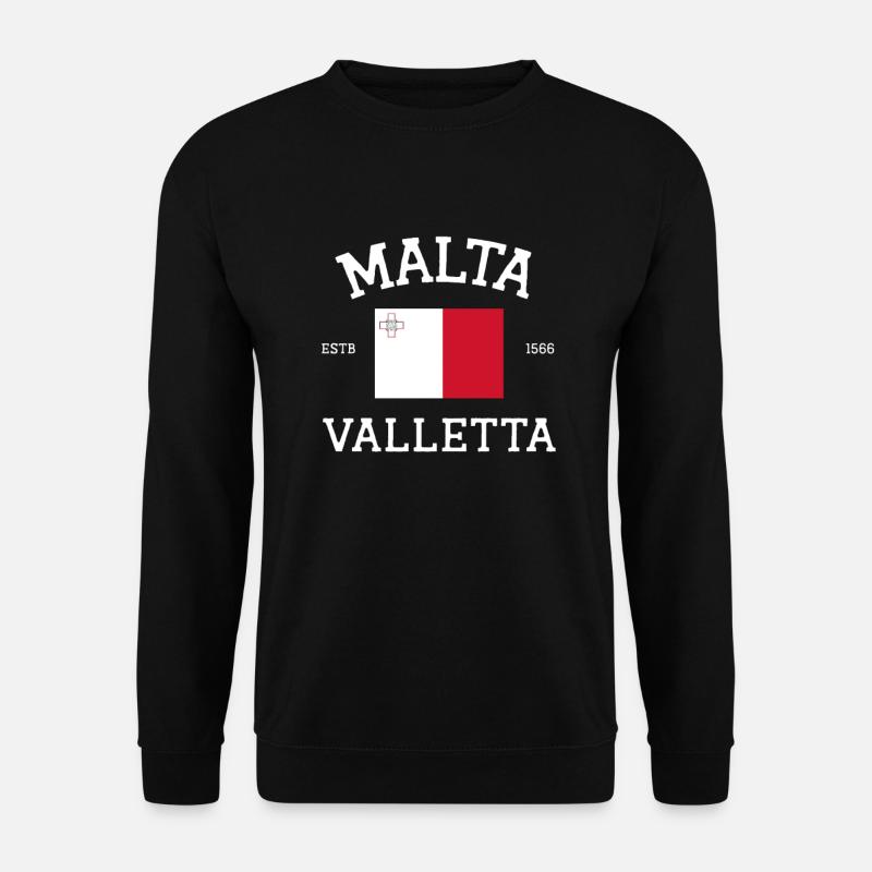 Malta - Unisex Pullover - Schwarz