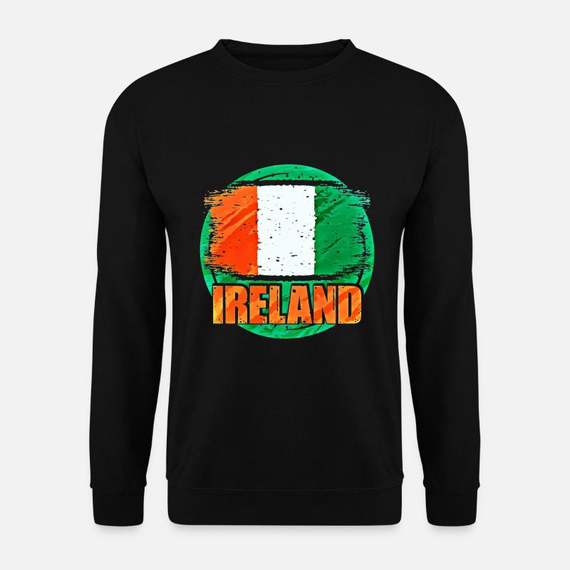 Irland - Unisex Pullover - Schwarz