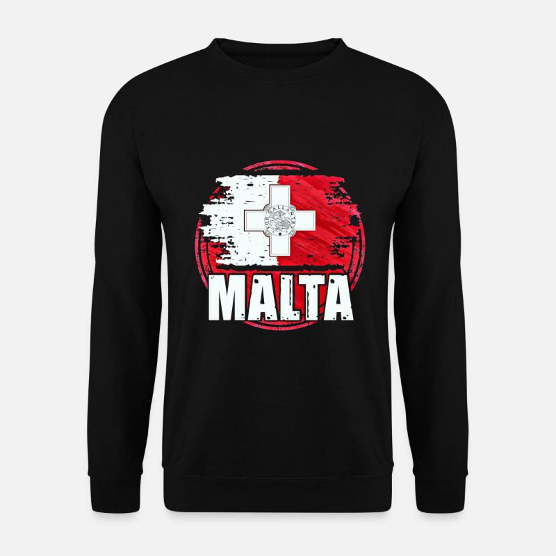 Malta - Unisex Pullover - Schwarz