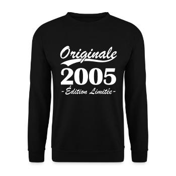 Originale 2005 édition limitée - Sweat-shirt Unisexe - noir - Devant - Alina (178cm) & Michal (187cm)