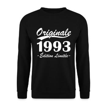 Originale 1993 édition limitée - Sweat-shirt Unisexe - noir - Devant - Alina (178cm) & Michal (187cm)