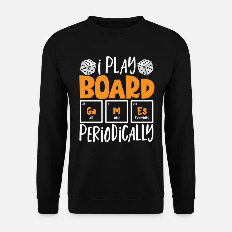 Brettspiele Spielbrett Geschenk - Unisex Pullover - Schwarz
