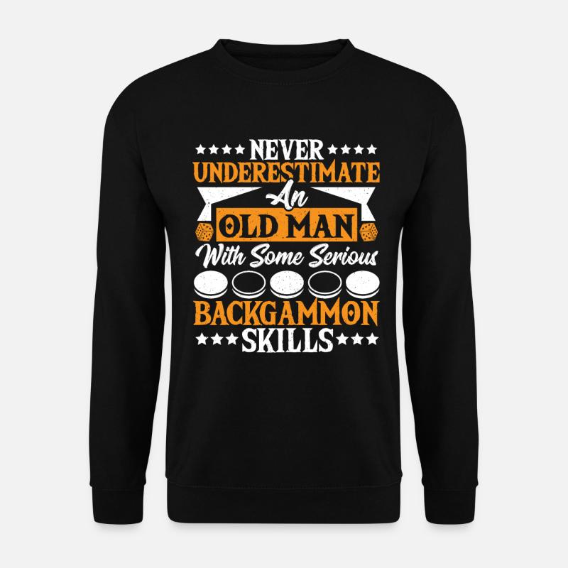 Backgammon - Sweat-shirt Unisexe - noir