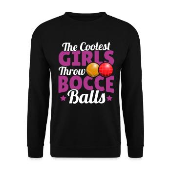 Boccia - Unisex Pullover - Schwarz - Vorne - Alina (178cm) & Michal (187cm)