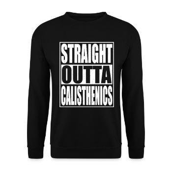 Callisthénie - Sweat-shirt Unisexe - noir - Devant - Alina (178cm) & Michal (187cm)