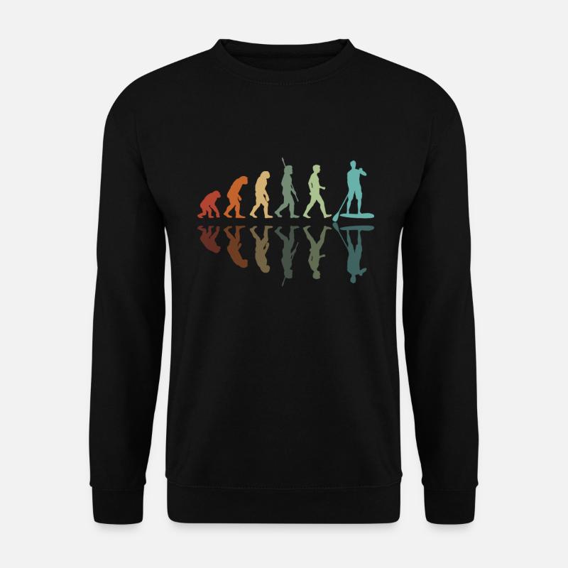 Paddleboard Evolution - Unisex Pullover - Schwarz