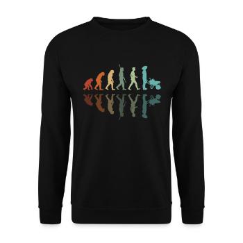 Développement du jardinier - Sweat-shirt Unisexe - noir - Devant - Alina (178cm) & Michal (187cm)