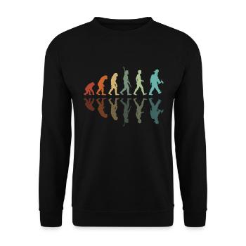 Fire Brigade Development - Unisex Sweatshirt - black - Front - Alina (178cm) & Michal (187cm)