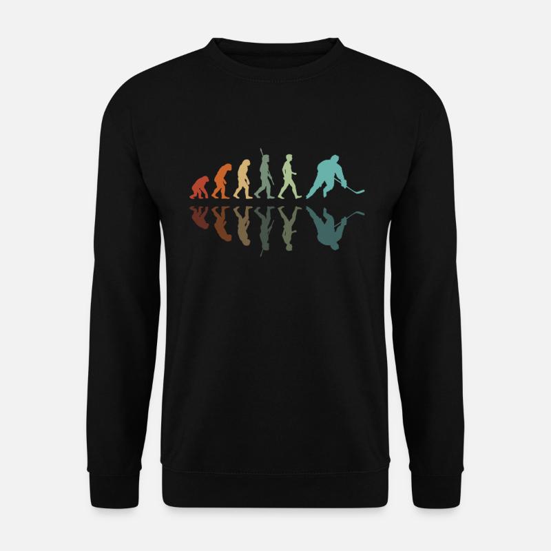 Eishockey Entwicklung - Unisex Pullover - Schwarz