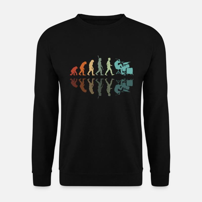 Schlagzeuger Entwicklung - Unisex Pullover - Schwarz