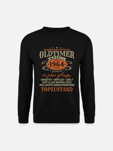 60. Geburtstag Oldtimer 1964 - Unisex Pullover - Schwarz