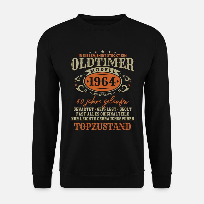 60. Geburtstag Oldtimer 1964 - Unisex Pullover - Schwarz