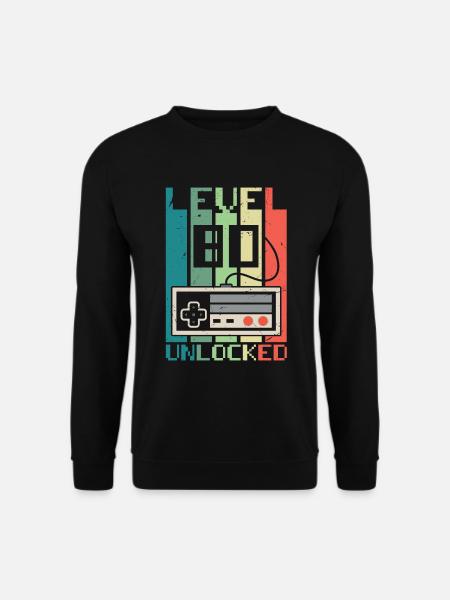 Level 80 Unlocked - Unisex Sweatshirt - black