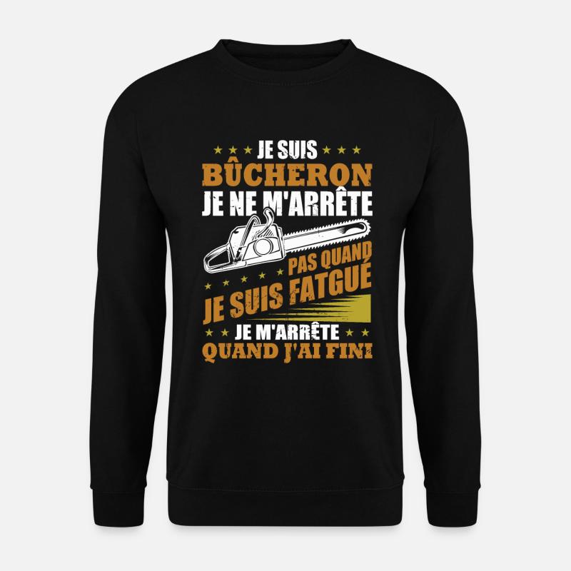 Ich bin Holzfäller - Unisex Pullover - Schwarz
