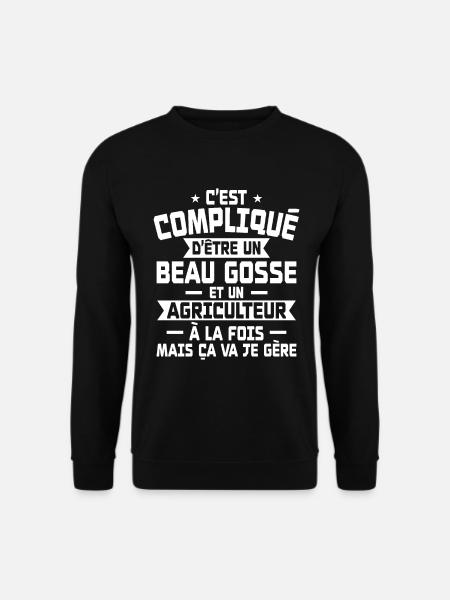Bogosse and Farmer - Unisex Sweatshirt - black