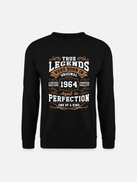 Legends Born in 1964 - Unisex Sweatshirt - black