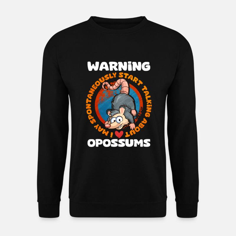 Geschenk für Opossum Liebhaber - Unisex Pullover - Schwarz