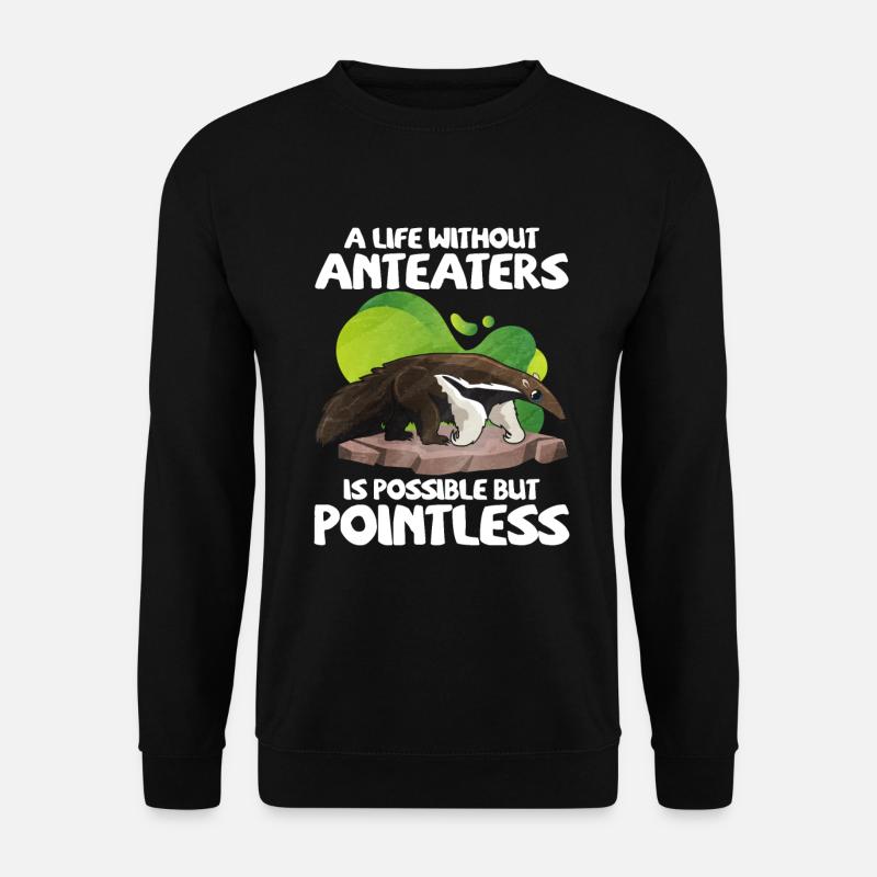 Cher cadeau de fourmilier - Sweat-shirt Unisexe - noir