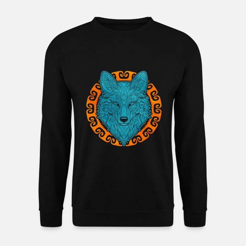 Cute arctic fox gift - Unisex Sweatshirt - black