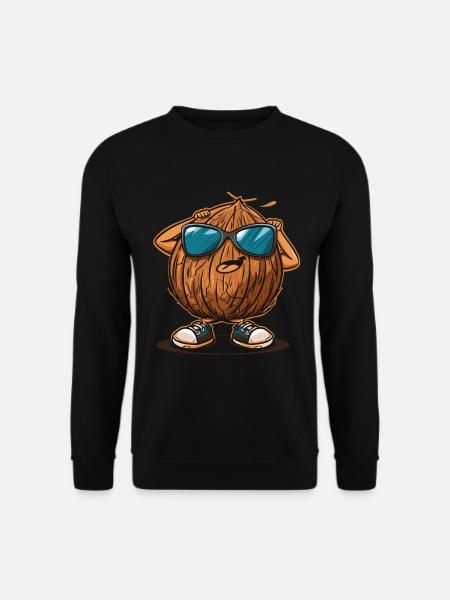 Coconut Dabbing - Unisex Sweatshirt - black