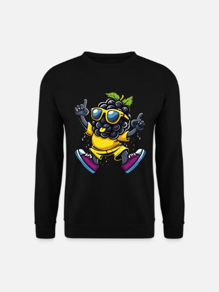 Mûres - Sweat-shirt Unisexe - noir