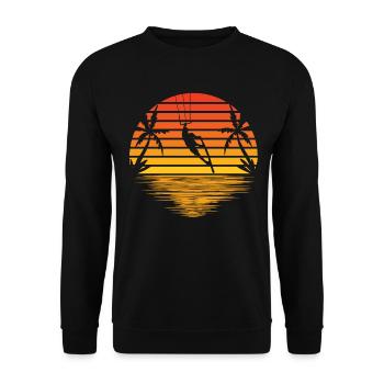 Kitesurfing - Unisex Pullover - Schwarz - Vorne - Alina (178cm) & Michal (187cm)