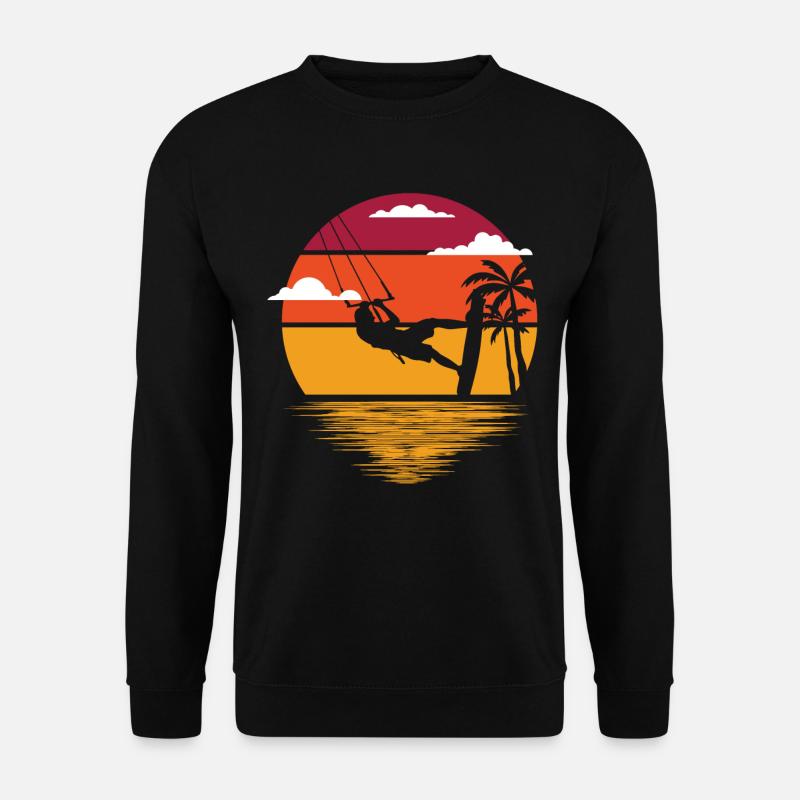 Kitesurfing - Unisex Pullover - Schwarz
