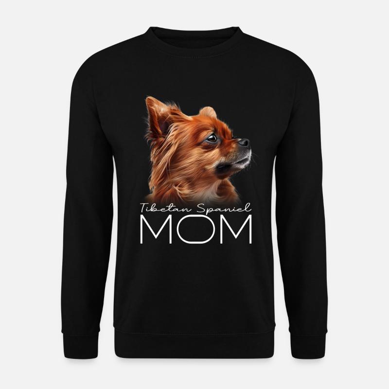 Tibetan Spaniel Mama - Unisex Pullover - Schwarz