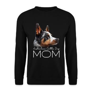 Australian Cattle Dog Mama - Unisex Sweatshirt - black - Front - Alina (178cm) & Michal (187cm)