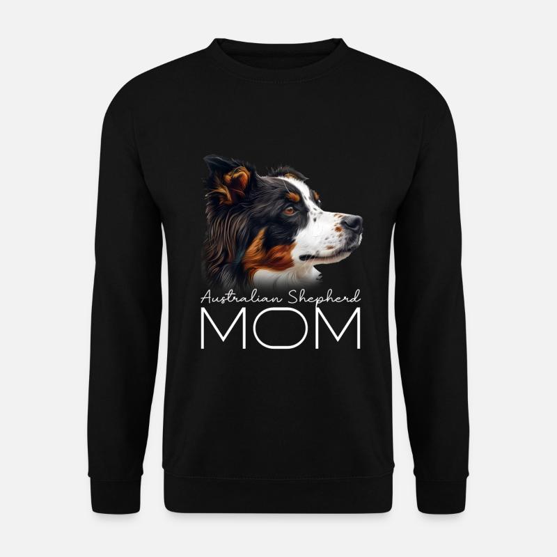 Australian Shepherd Mama - Unisex Pullover - Schwarz
