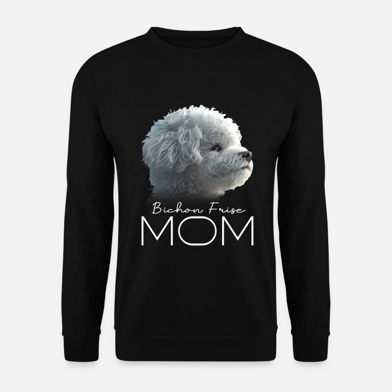 Bichon Frise äiti - Unisex svetaripaita - musta