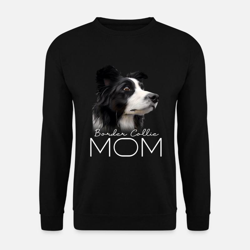 Border Collie Mom - Unisex Sweatshirt - black