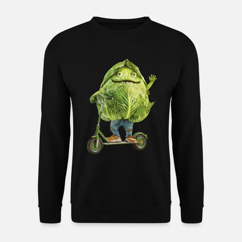 Cabbage Scooter - Unisex Sweatshirt - black