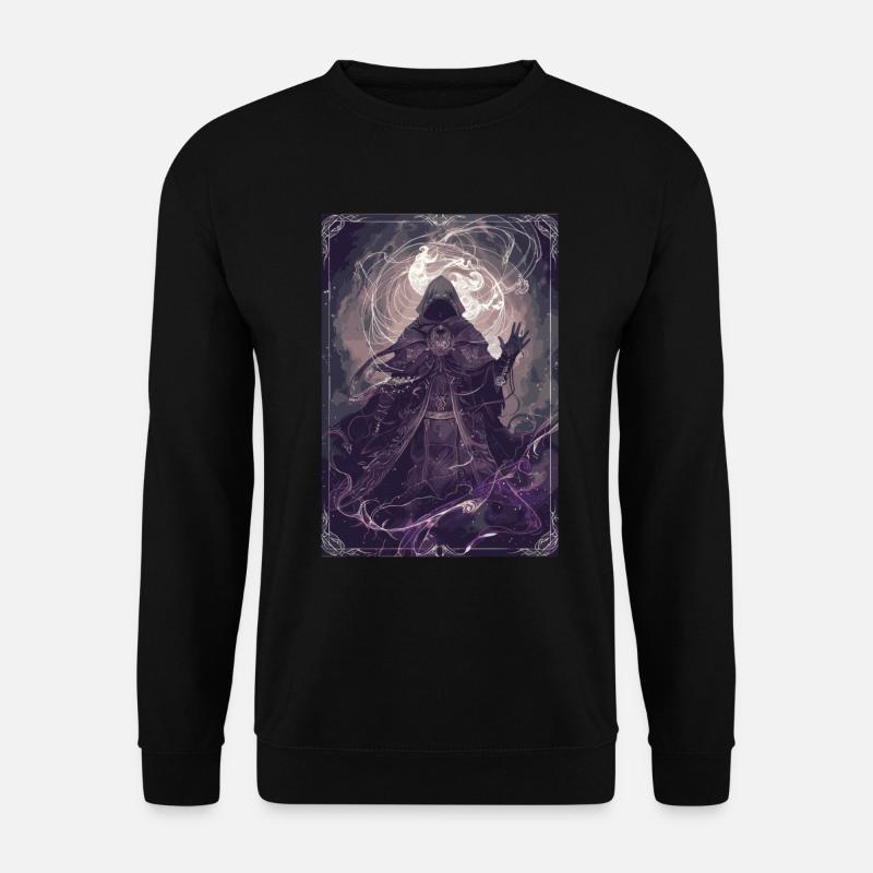 Der Zauberer Tarot - Unisex Pullover - Schwarz