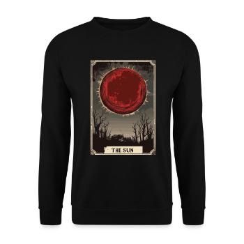 Die Sonne Tarot - Unisex Pullover - Schwarz - Vorne - Alina (178cm) & Michal (187cm)