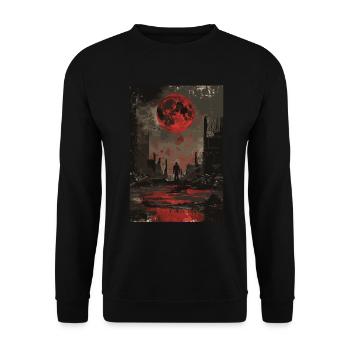 Die Zehn der Kelche Tarot - Unisex Pullover - Schwarz - Vorne - Alina (178cm) & Michal (187cm)
