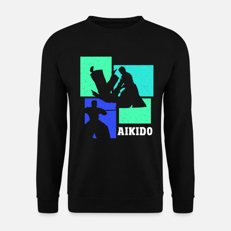 Aikido Martial Arts Gift - Unisex Sweatshirt - black
