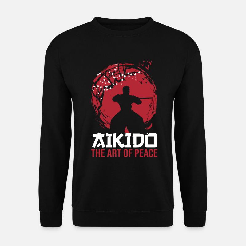 Aikido Martial Arts Gift - Unisex Sweatshirt - black